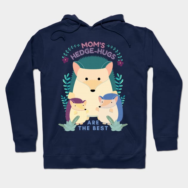 Mom Hedgehugs hedgehog Hoodie by GiveMeThatPencil